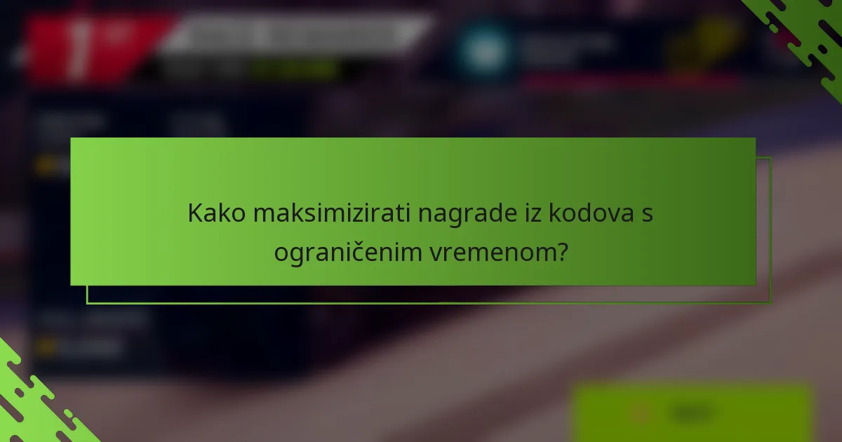 Kako maksimizirati nagrade iz kodova s ograničenim vremenom?